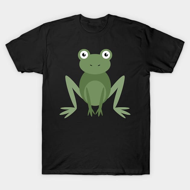 Green frog T-Shirt by deadblackpony